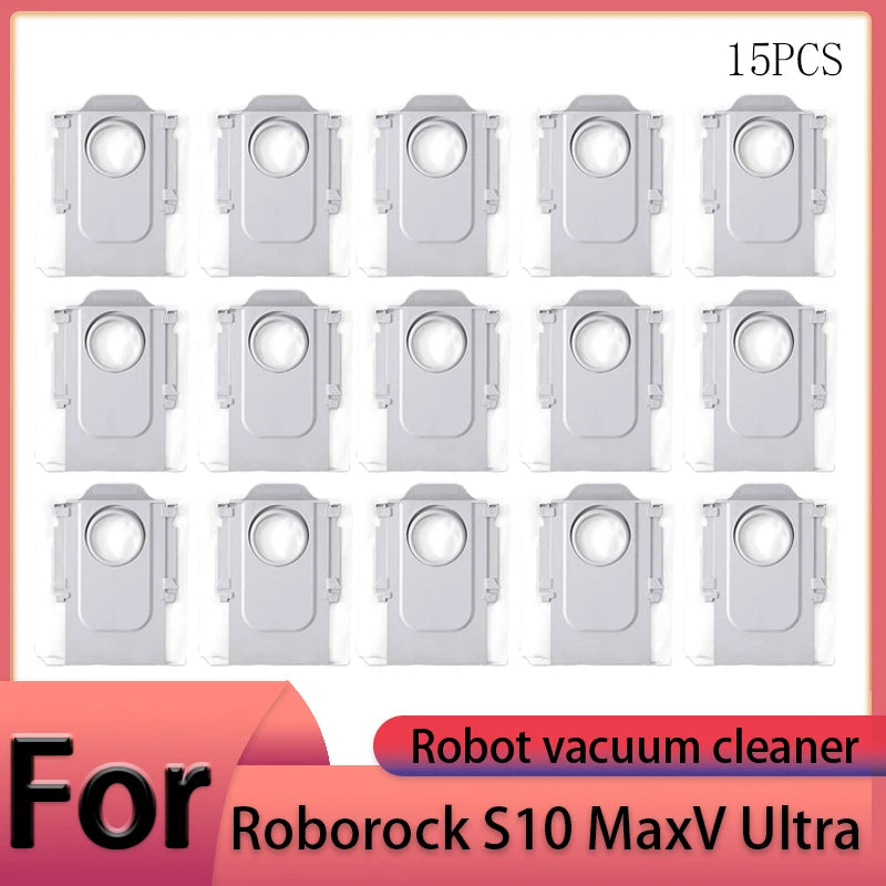 Roborock S10 MaxV Ultra Robot Vacuum Cleaner Accessories Main Brush Side Brush HEPA Filter Mop Cloths Dust Bag Spare Par