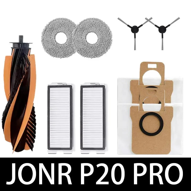 for Jonr P20 Pro T5 Pro Robot Vacuum Cleaner Accessories Main Side Brush HEPA Filter Mop Cloth Replacement Home Cleaning