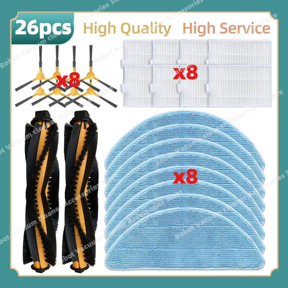 Compatible For Kabum Smart 700 / 500 / Blaupunkt Bluebot XBOOST / XPRO Main Side Brush Hepa Filter Mop Cloth Accessories Parts