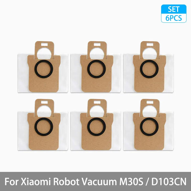 For Xiaomi Mijia M30S D103CN Robot Vacuum Cleaner Accessories Main Side Brush Hepa Filter Mop Cloth Dust Bag Replacement Spare