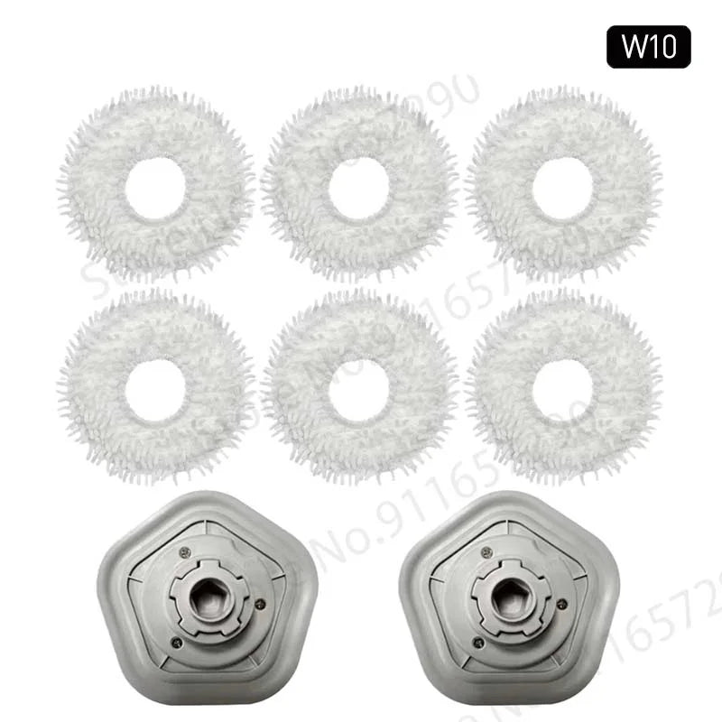 New For Dreame Bot W10 / W10 Pro Mop Pad Spare Parts Robot Vacuum Cleaner Mop Cloths Mop Stents Replacement Accessories