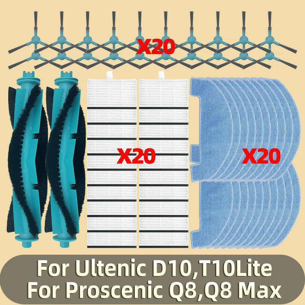 Accessories Fit For ( Ultenic D10 T10Lite Proscenic Q8 Q8 Ma