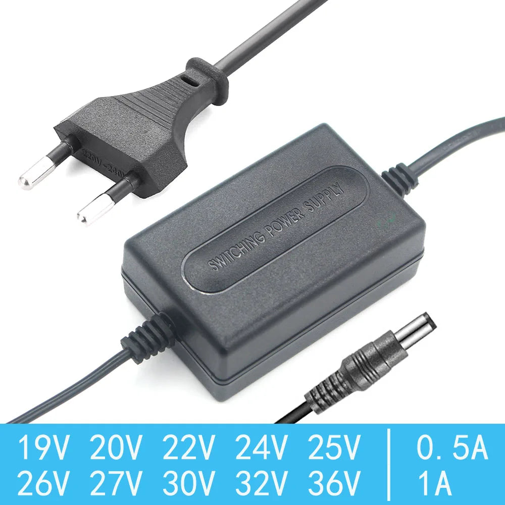 DC Power Supply 19V 20V 22V 24V 25V 26V 27V 30V 32V 36V 0.5A