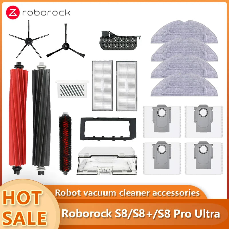 Roborock S8/S8+/S8 Pro Ultra Robot Vacuum Cleaner Accessorie