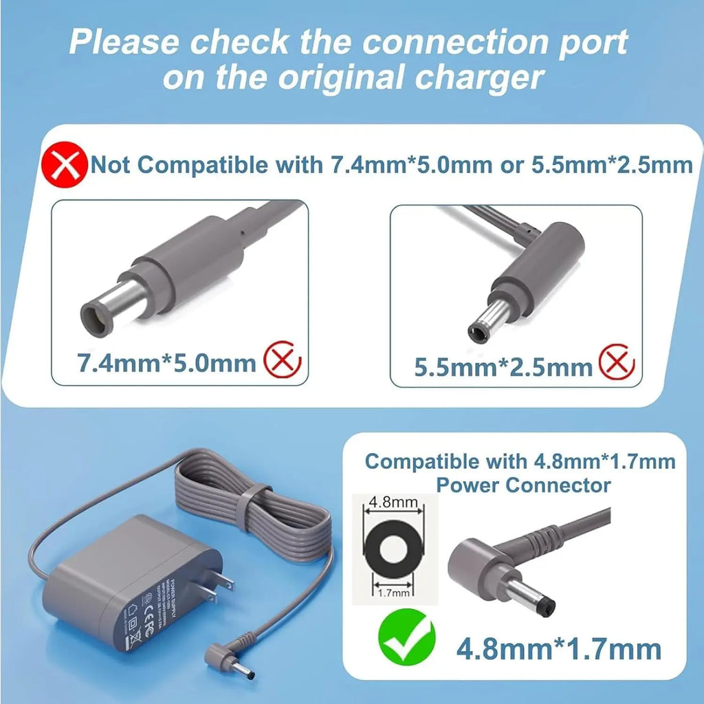 Charger 30.45V For Dyson V10 V11 V12 V15 SV12 SV14 SV15 SV16