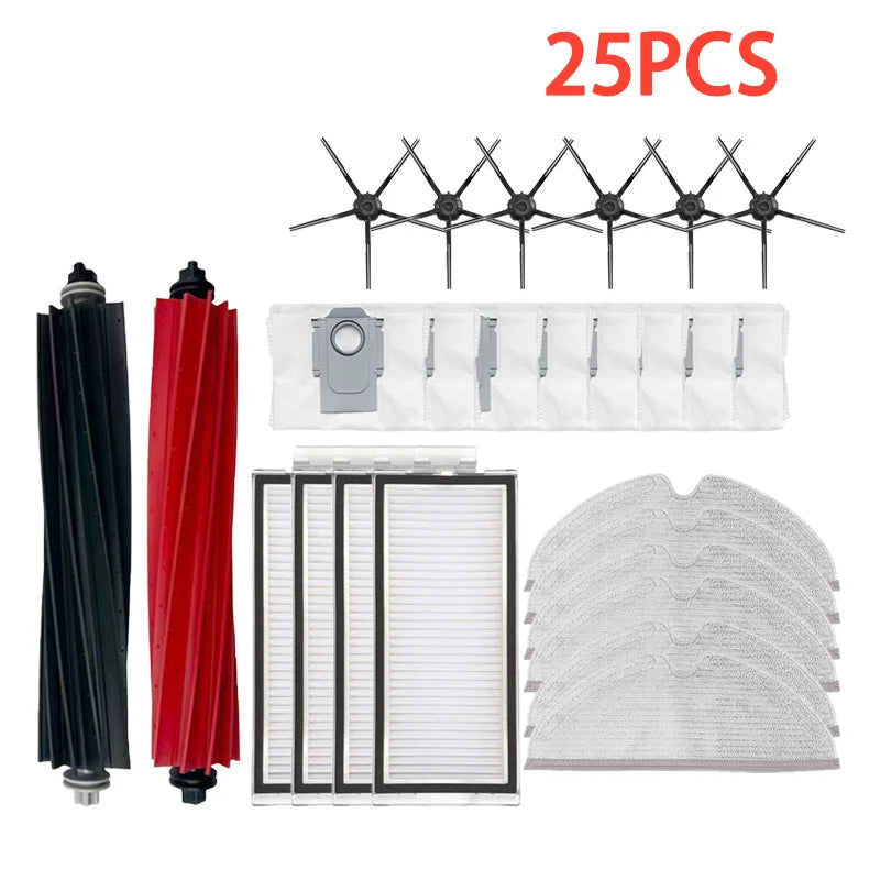 Roborock Q5 Pro+ Q8 Max Q8 Max+ Q5 Pro Robot vacuum cleaner Accessories Main Brush Hepa Filter Mop Dust Bag Replacement Parts
