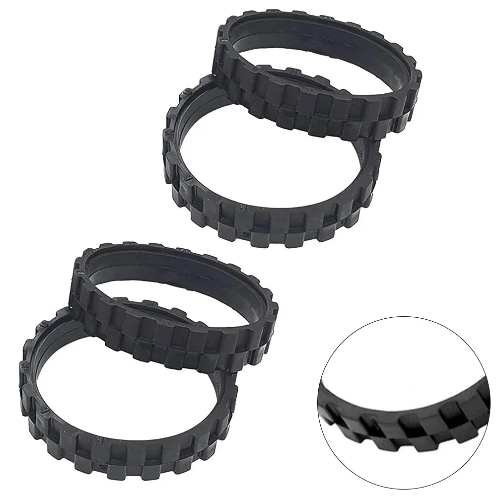 4PCS Robot Tire Rim Vacuum Robot Tires For Wheels Series 5/6
