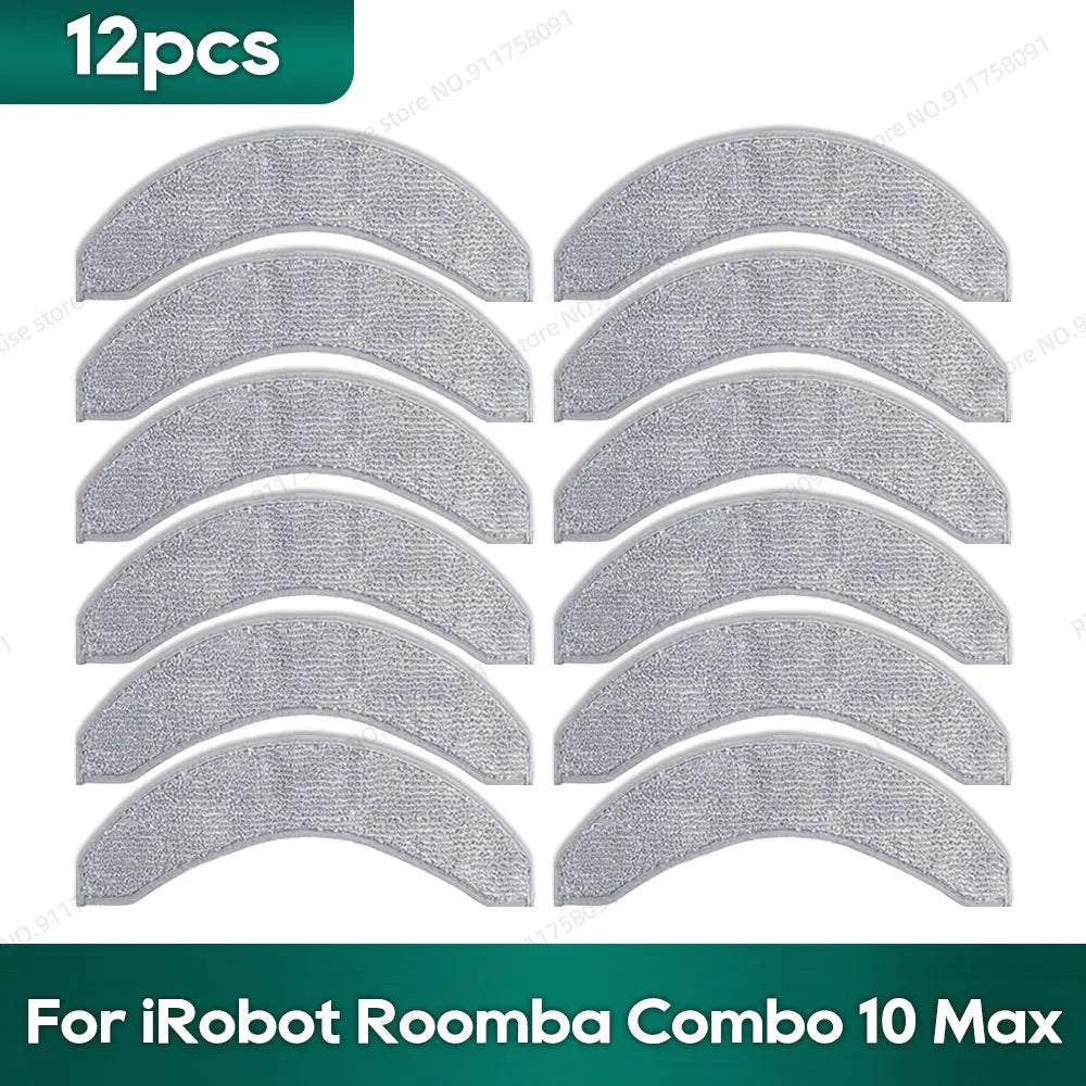 Compatible for irobot Roomba Combo 10 Max Robot Vacuum Accessories Main Brush Hepa Filter Mop Rag Dust Bag Replacement Parts