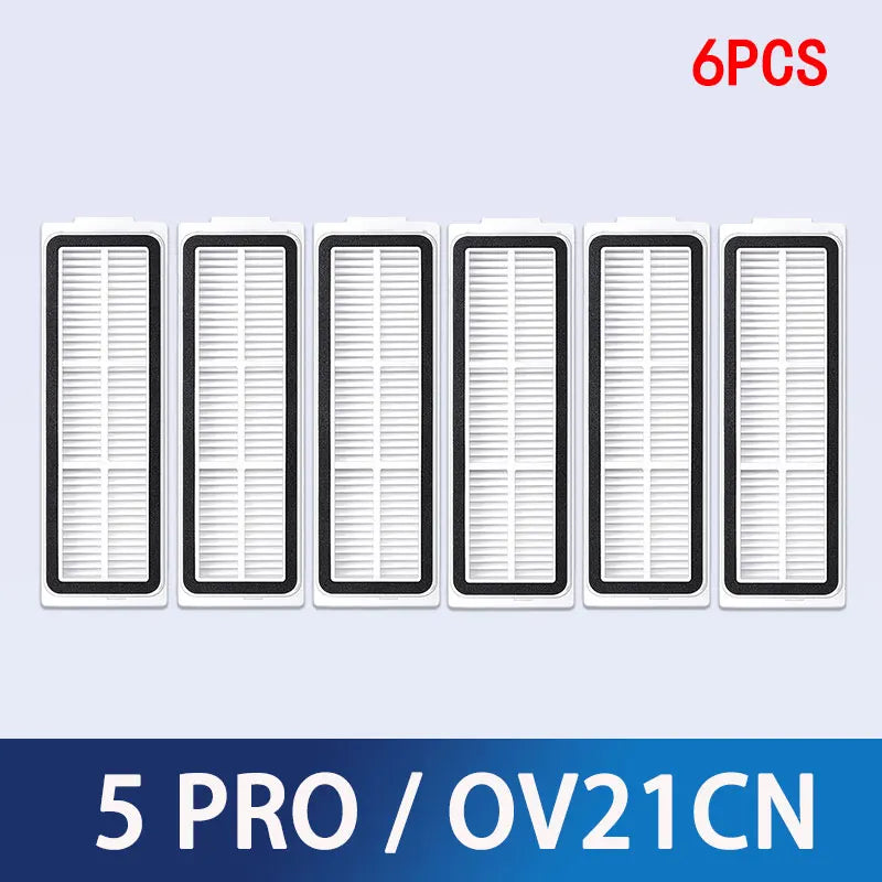 For Xiaomi Robot Vacuum 5 PRO/ OV21CN Accessories Main Side Brush Mop Cloth HEPA Filter Dust Bag Replacement Spare Parts