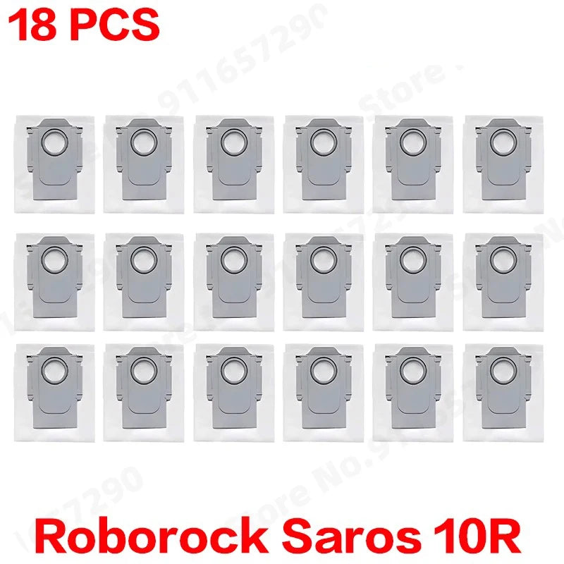 Roborock Saros 10R Spare Parts Main Side Brush HEPA Filter Mop Cloth Dust Bag Accessories Robot Vacuums Kit