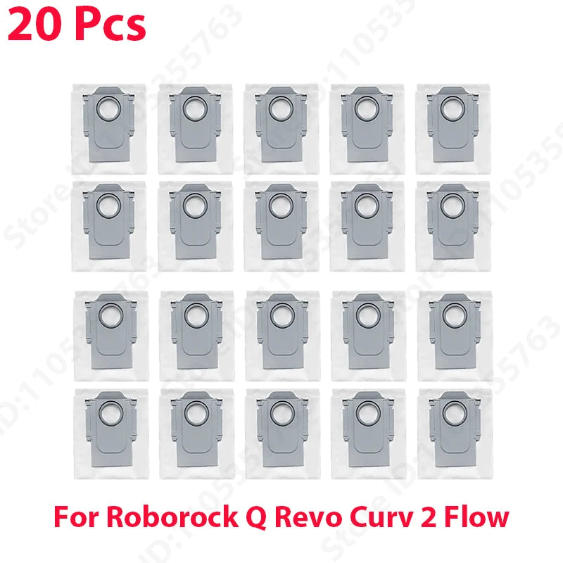 Original Roborock Q Revo Curv 2 Flow Filter Main / Side Brush Roller Mop Dust Bag Robot Vacuum Cleaner Parts