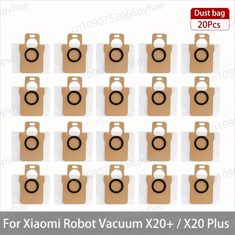 For Xiaomi Robot Vacuum X20+ / X20 Plus Parts Accessories Main Brush Side Brush Hepa Filter Mop Cloth Dust Bag Replacement Spare