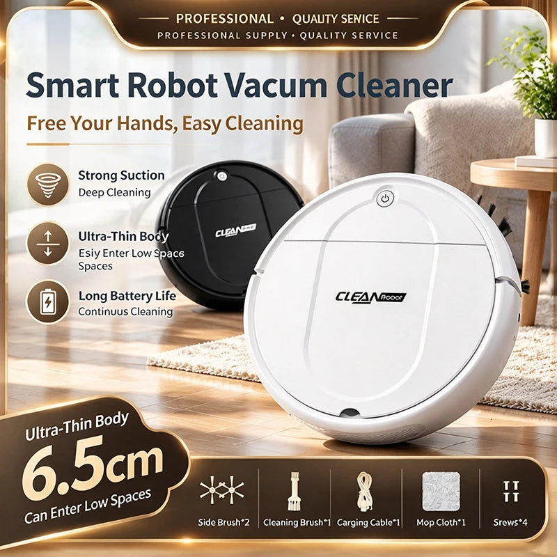 Lenovo 3in1 Robotic Vacuum Cleaner No Wash Sweep &Mopp Integ