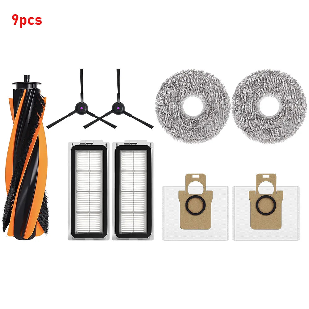 For JONR P20 PRO / T5 Pro Main Side Brush Hepa Filter Mop Cloth Dust Bag Easy Replace Full Cleaning Robot Vacuum Spare Part