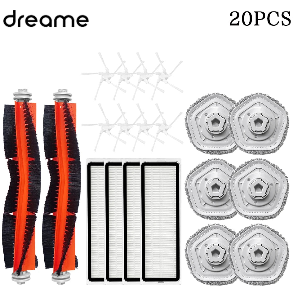 Dreame Bot W10 W10pro Vacuum Cleaner Accessories Main Side Brush HEPA Filter Mop Cloth Rag Spare Parts