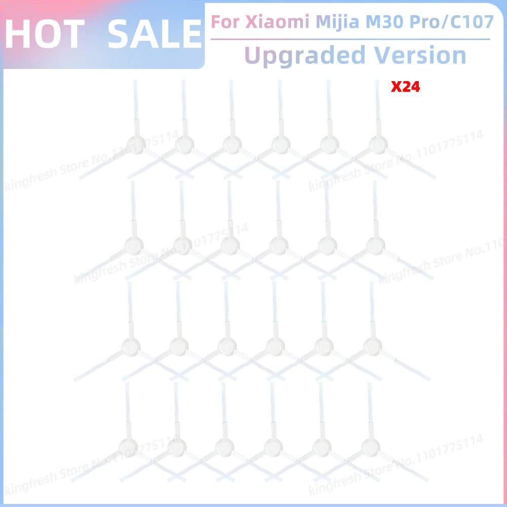 Fit For Xiaomi Mijia M30 Pro /C107 Robot Vacuum Parts Roller Side Brush Cover Hepa Filter Mop Cloth Bracket Dust Bag Accessories