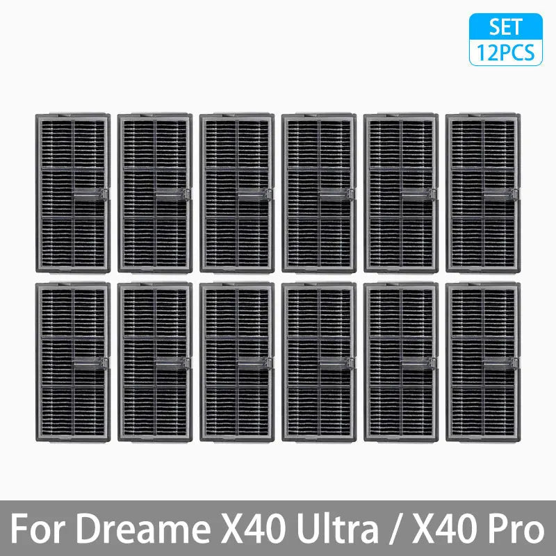 Dreame X40 Ultra / X40 Pro Accessories Rubber Main Side Brush Mop Cloth Dust Bag HEPA Filter Robot Vacuum Replacement Parts