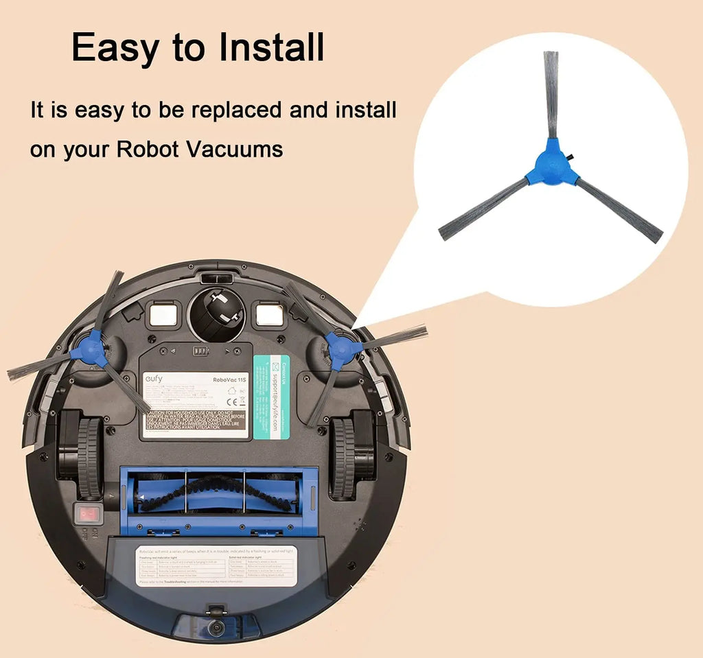 For Eufy 11S & RoboVac 30 & 30C & RoboVac 15C Side Brush Bru