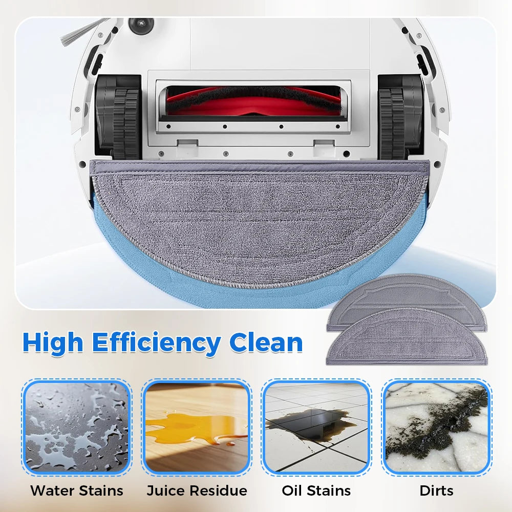 Washable Mop Pads For Roborock Q10V/Q10V+/S8 Pro /S8 Pro+/Q1