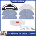 Mop Cloths Water Tank Mop Rags Bracket Kit for Roborock G10 