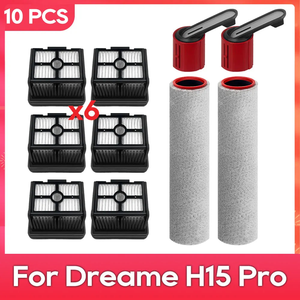 Fit For ( Dreame H15 Pro / HHR46A / H12 Pro Flex Reach ) Part Accessories Brush Filter Robot Vacuum Cleaner Kit