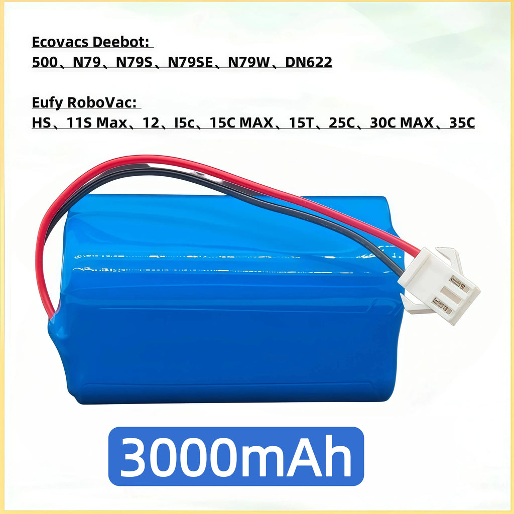 14.4V Battery For Eufy RoboVac 15C 15T 25C 30 30C 35C MAX G10 G15 G20 G30 Hybrid Edge Robot Vacuum Cleaner Accessori