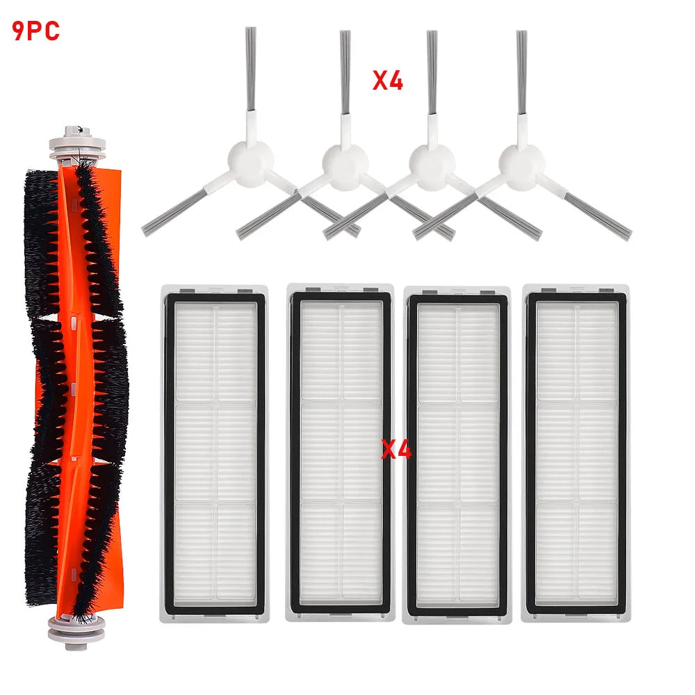 Roller Side Brush Hepa Filter Mop Cloths For Xiaomi S10 Plus B105 S20 Plus B108GL Robot Vacuum Cleaner Accessories Parts Kit