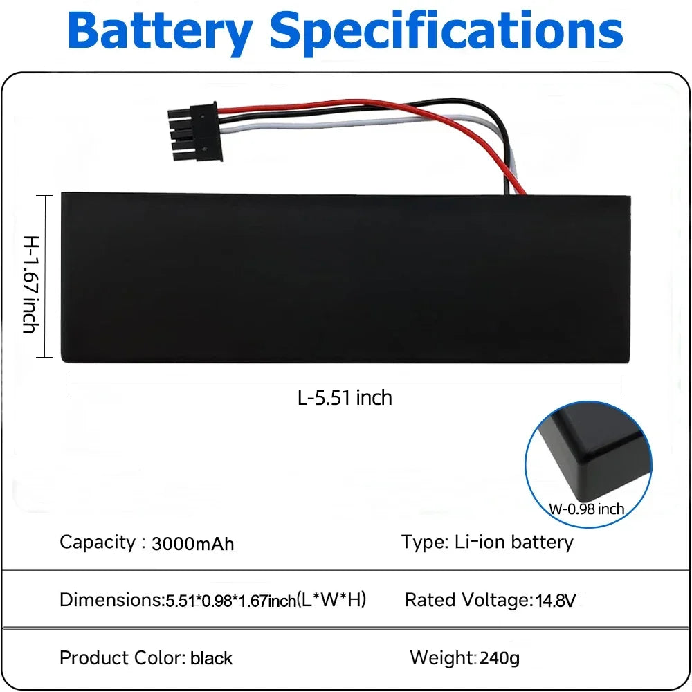 SKOWER STYTJ02YM Battery for Xiaomi Mop Pro P 2S S12 Yunmi M