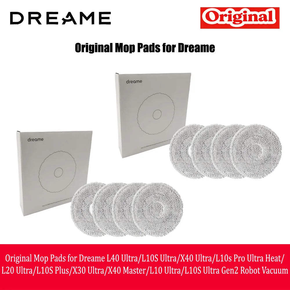 Original Mop Pads for Dreame L40 Ultra/L10S Ultra/X40 Ultra/