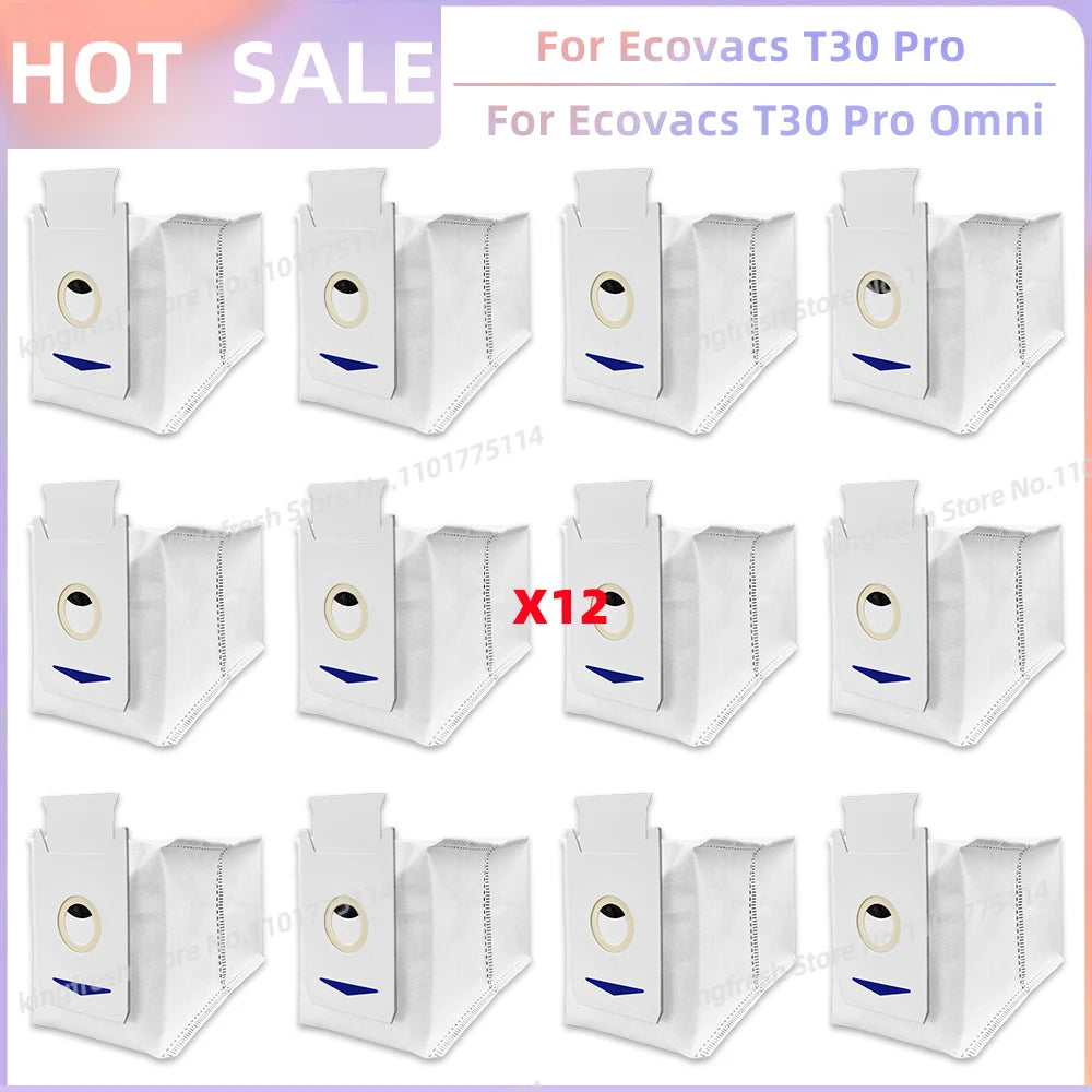 Fit For Ecovacs T30 Pro Omni / T30 OMNI Ecovacs T30e Pro YEEDI M12 ULTRA PLUS/M12 Pro+ Parts Brush Filter Bag Mop Cloth