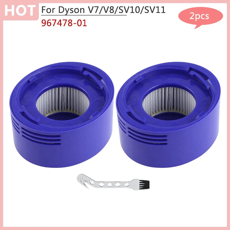 For Dyson V7 V8 SV10 SV11 Spare Parts Handhold Robot Vacuum Cleaner Front Rear Hepa Filter Home Accessories 967478-01