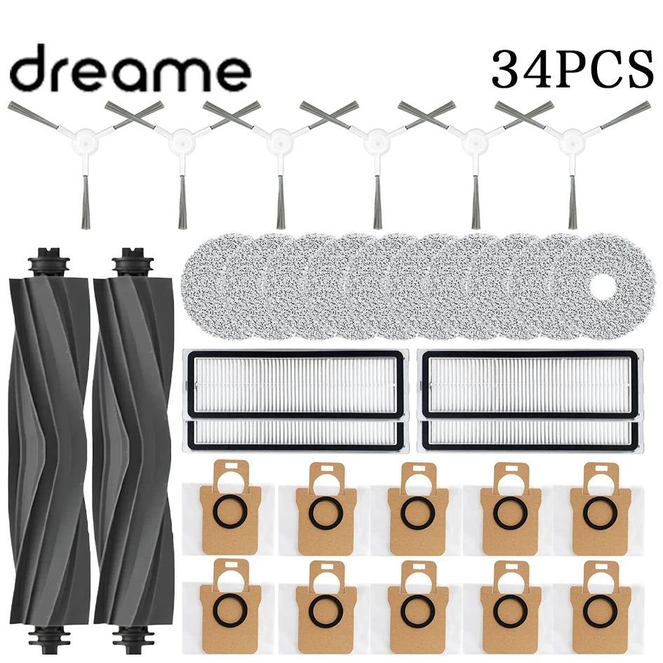 Dreame L10s Ultra L10 Ultra Accessories For XIAOMI Mijia Omni 1S B101CN Robot X10+ Vacuum Main Side Brush Filter Mop Parts