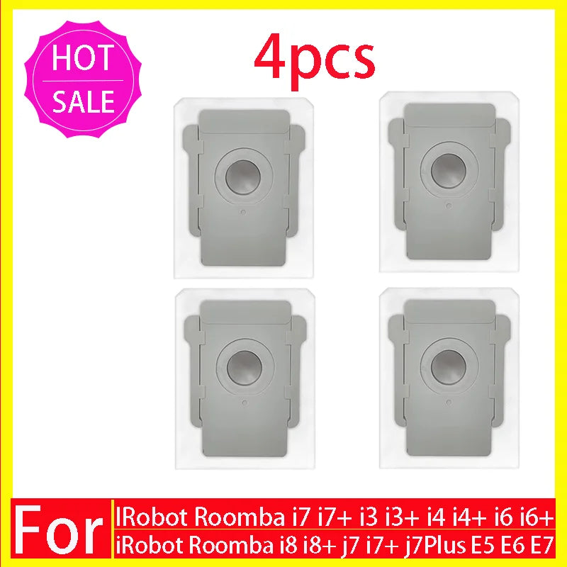 Main Side Brush Hepa Filter Dust Bag For iRobot Roomba i3 i4 i6 i7 i8 j7 E5 E6 E7 Spare Parts Robot Vacuum Cleaner Accessories