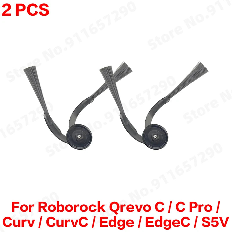 Roborock Qrevo C/C Pro/Curv/CurvC/Edge/EdgeC/S5V Compatible Main Side Brush Mop Cloth Dust Bag & Filter Set