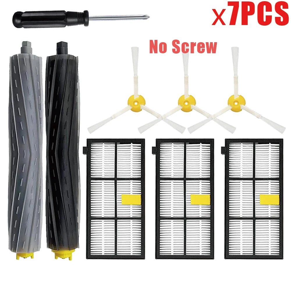 Spare Parts For IRobot Roomba 800 900 Series 860 870 880 890 966 980 Etc. Vacuum Main Side Brush HEPA Filter Wheel Replacement
