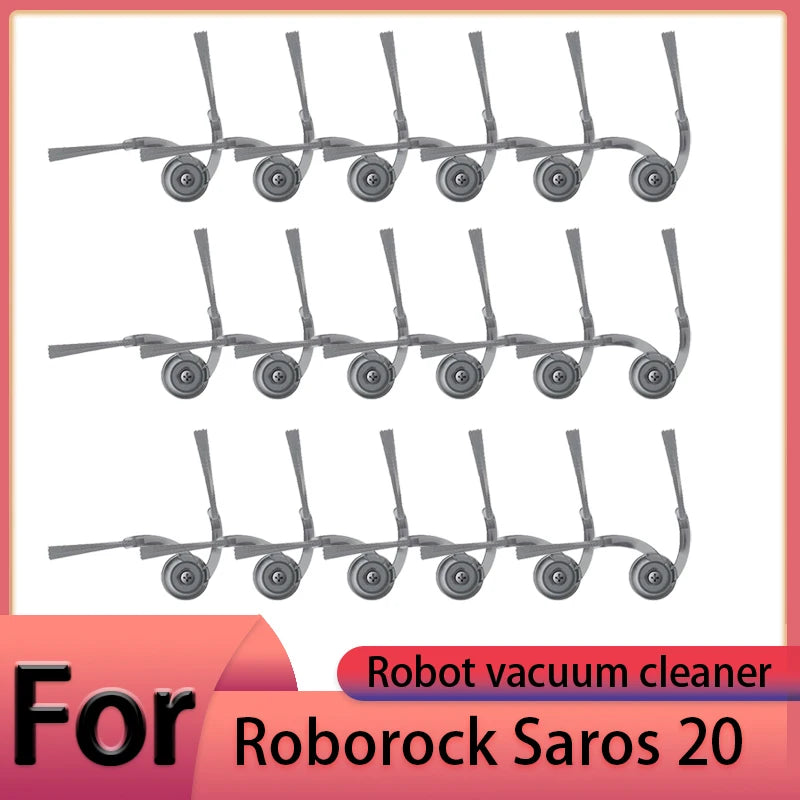 Roborock Saros 20 Robot Vacuum Cleaner Accessories Main Brush Side Brush HEPA Filter Mop Cloths Dust Bag Spare Parts