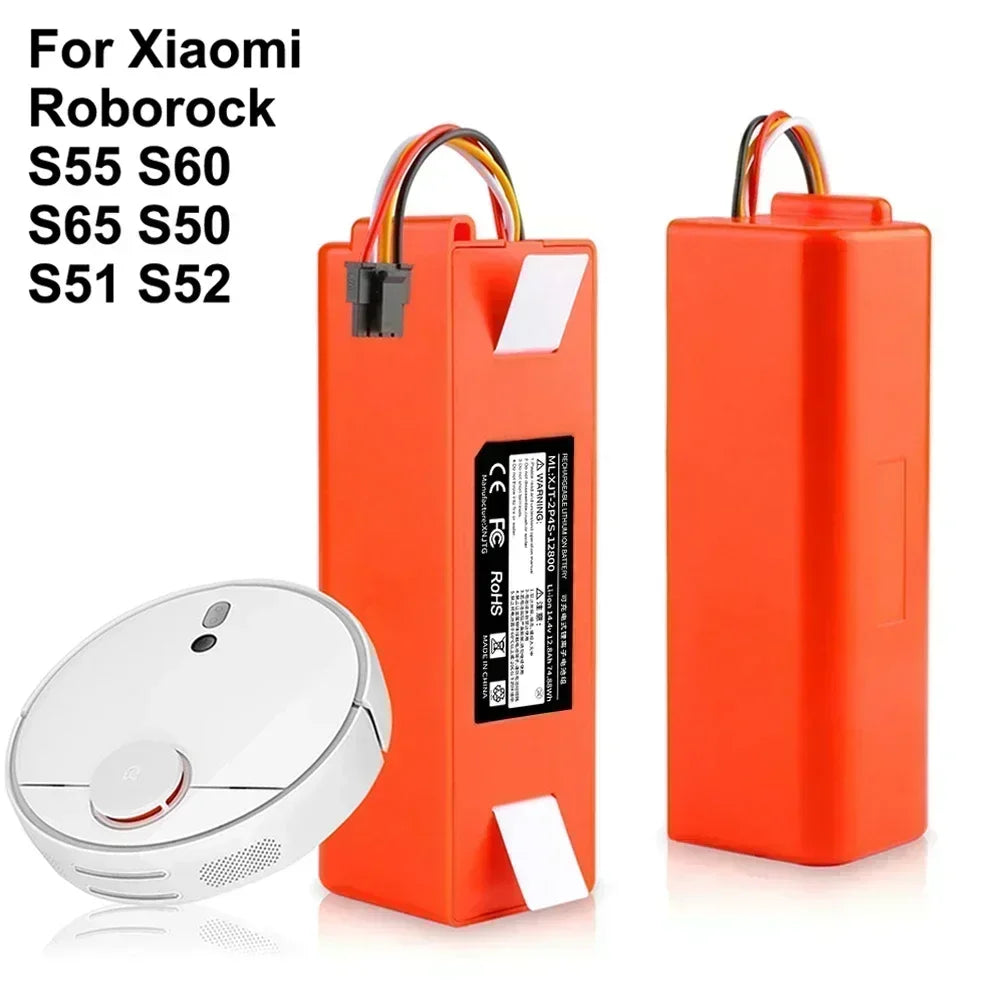 14.4v BRR 2P4S 5200D Replacement Battery for XIAOMI 1ST 1S R