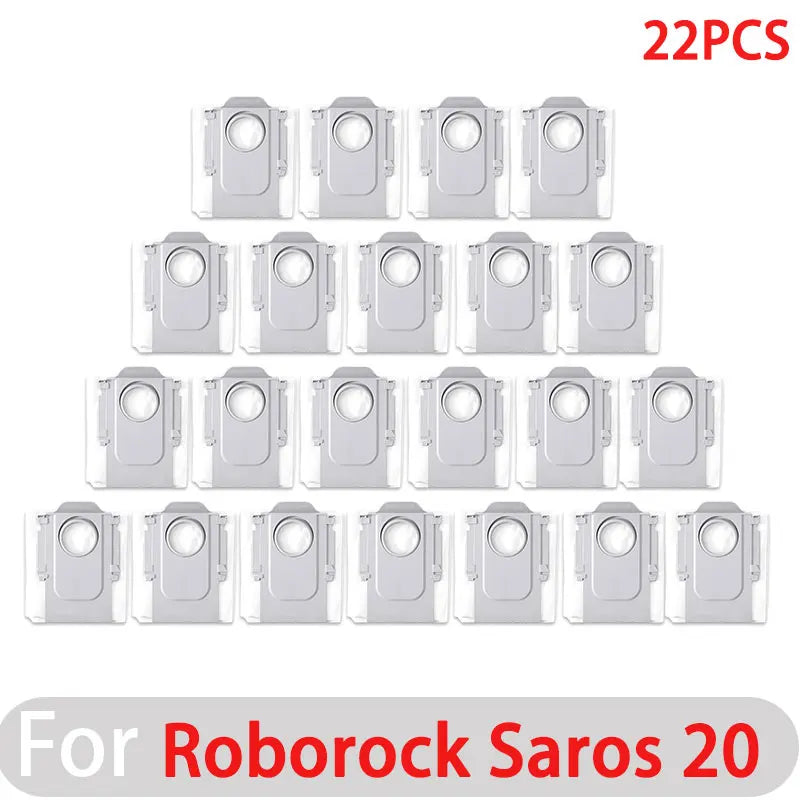 Roborock Saros 20 Robot Vacuum Cleaner Accessories Main Side Brush Mop Cloth Hepa Filter Dust Bag Replacement Spare Parts