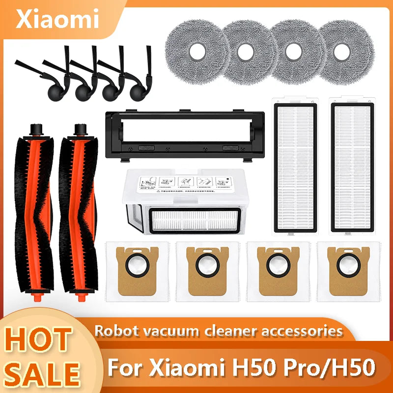 For Xiaomi H50 PRO / H50 Robot Vacuum Parts Main Brush Side 