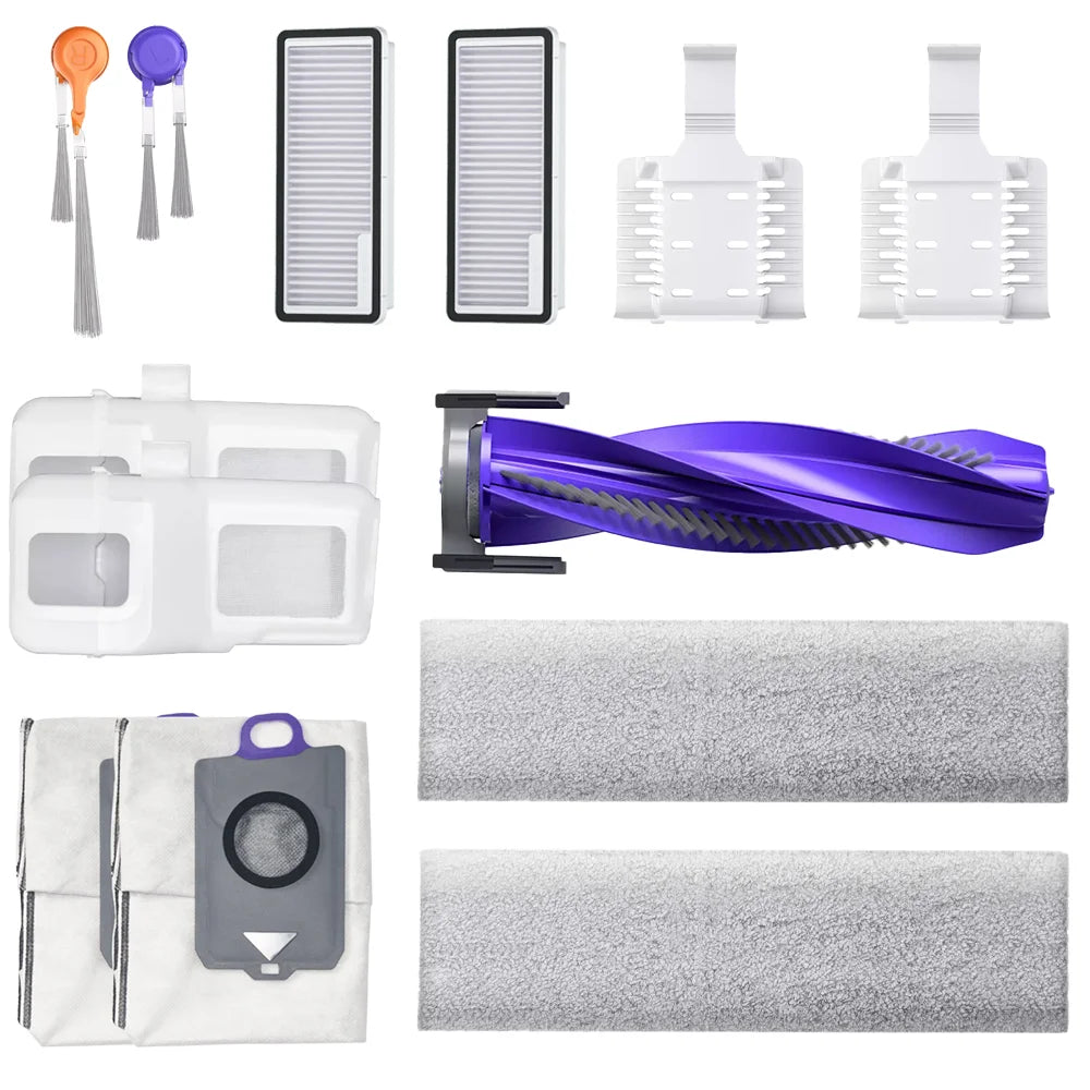 for Narwal Flow Accessories Side Brush HEPA Filter Mop Pad R