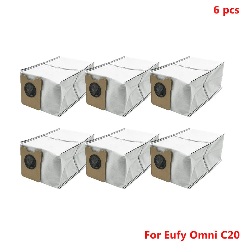 Fit For Eufy Omni C20 Robot Spare Vacuum Cleaner Accessories Main Side Brush Filter Mop Cloth Dust Bag Replacement Spare Parts