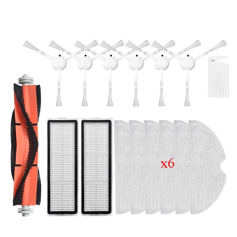 For Xiaomi Mijia 1C / STYTJ01ZHM T1 Dreame F9 Robot Vacuum Cleaner Hepa Filter Main Side Brush Mop Cloth Spare Part Accessories