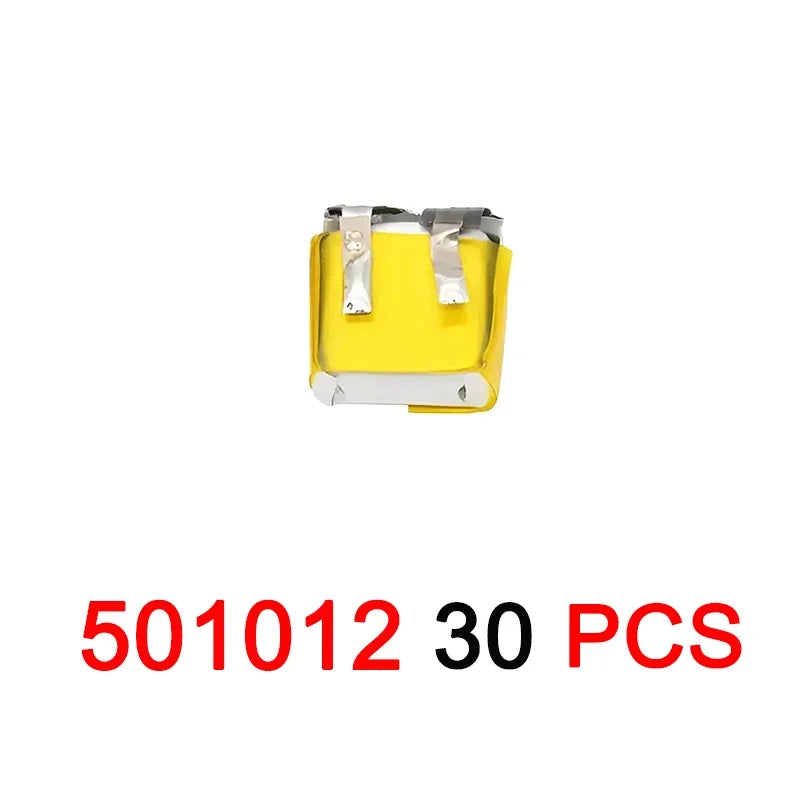 401012/501012 3.7V Battery 401012 3.7V 30mAh/40mAh Rechargeable Lithium Battery for Bluetooth Headsets Small Electronics