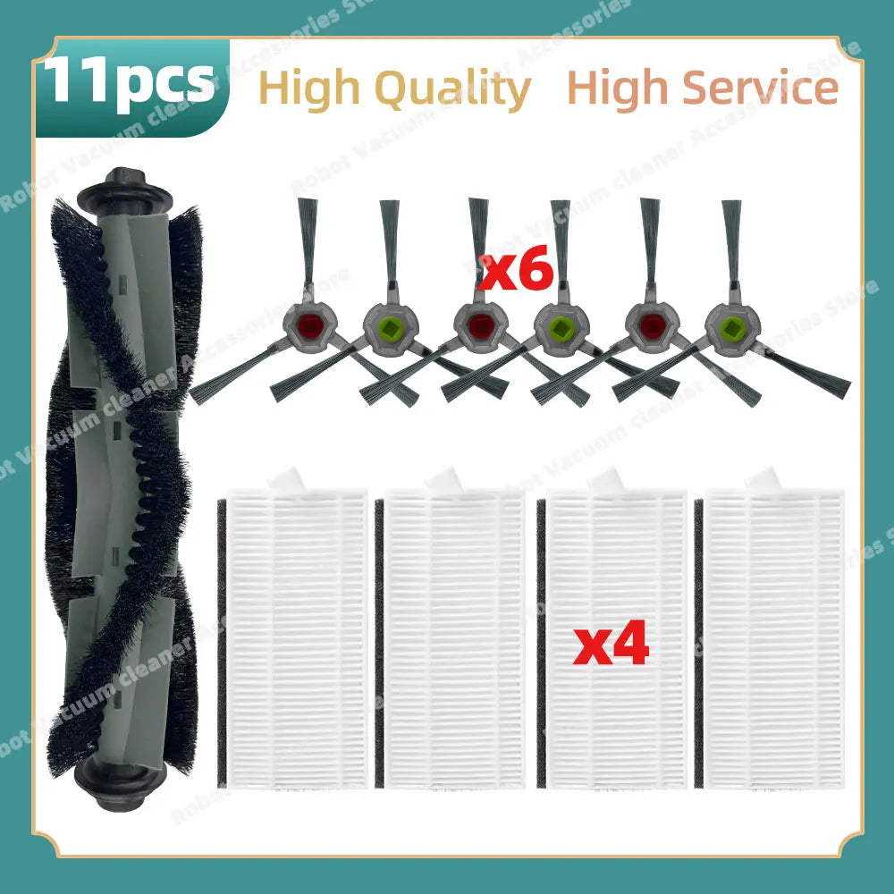 Compatible For AIRROBO P20 Robot Vacuum Cleaner Main Side Brush Hepa Filter Accessories Replacement Spare Parts Attachment Kit