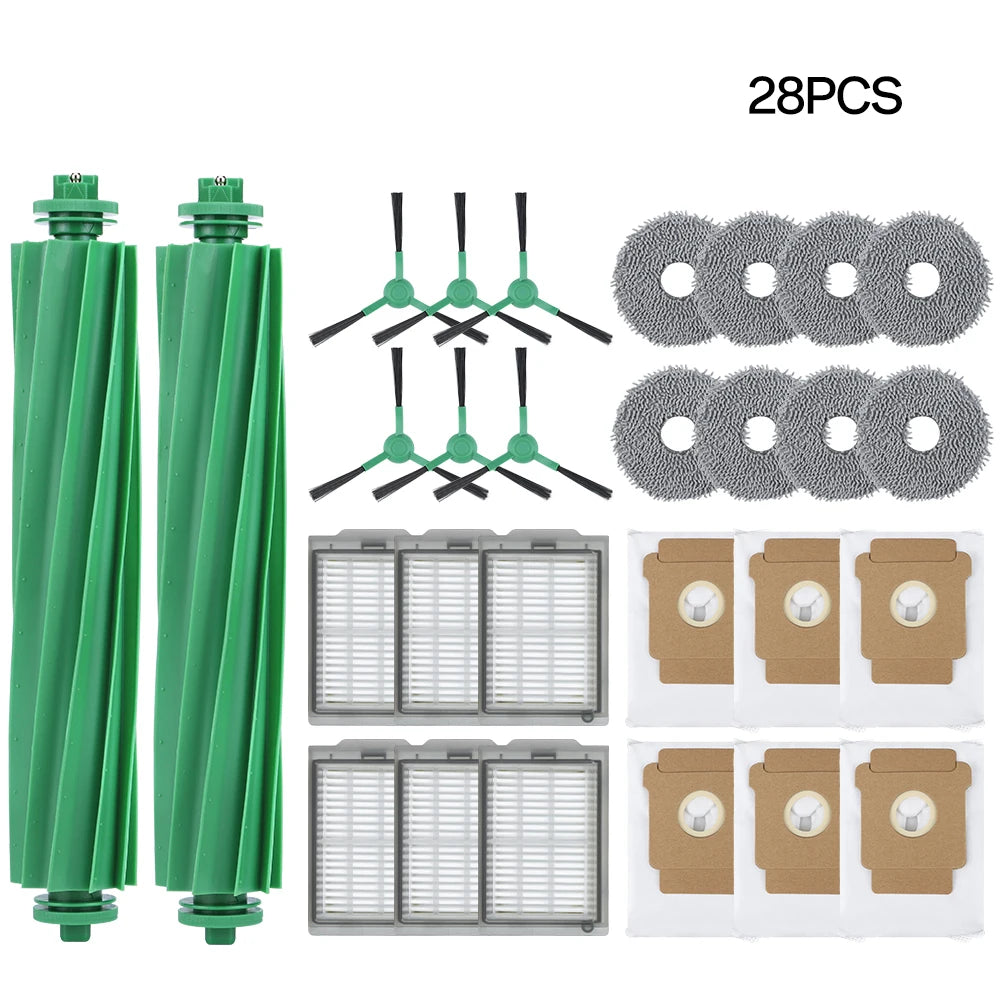 Compatible For IRobot Roomba Plus 405 / 505 Combo Main Roller Side Brush HEPA Filter Mop Cloth Dust Bag Robot Vacuum Accessories