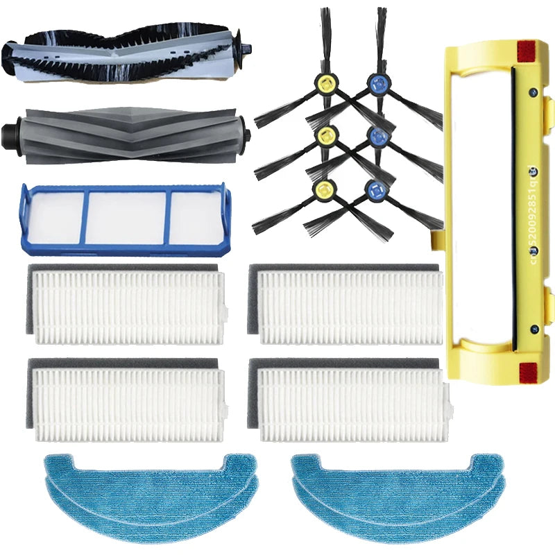 Roller Main Brush Cover Side Brush HEPA Filter Mop Cloth for
