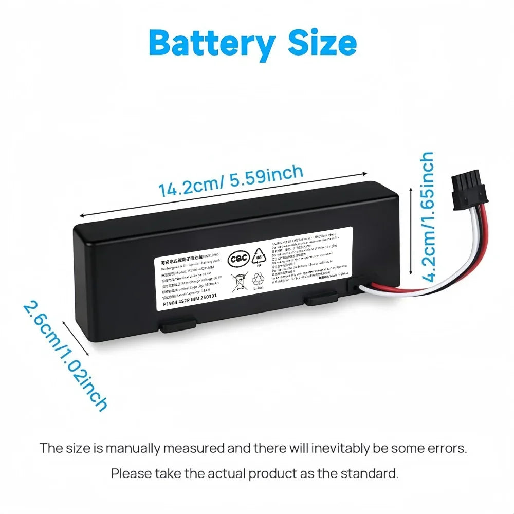 Original STYTJ02YM Battery 14.8V for Xiaomi Mop Pro P 2S S12