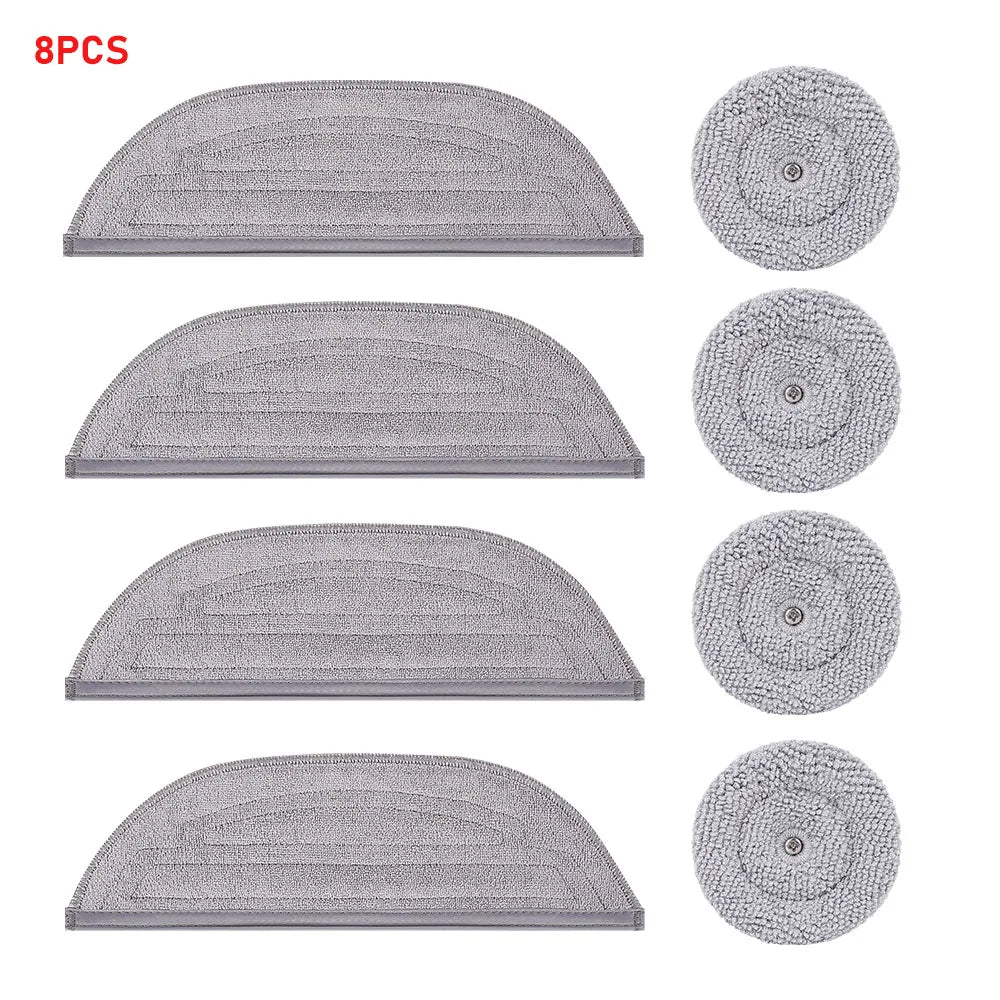 Mop Cloth For Roborock S8 MaxV Ultra S8 Max Ultra G20S Antibacterial Shock Mop Cloth Round Rag Robot Vacuum Cleaner Accessories