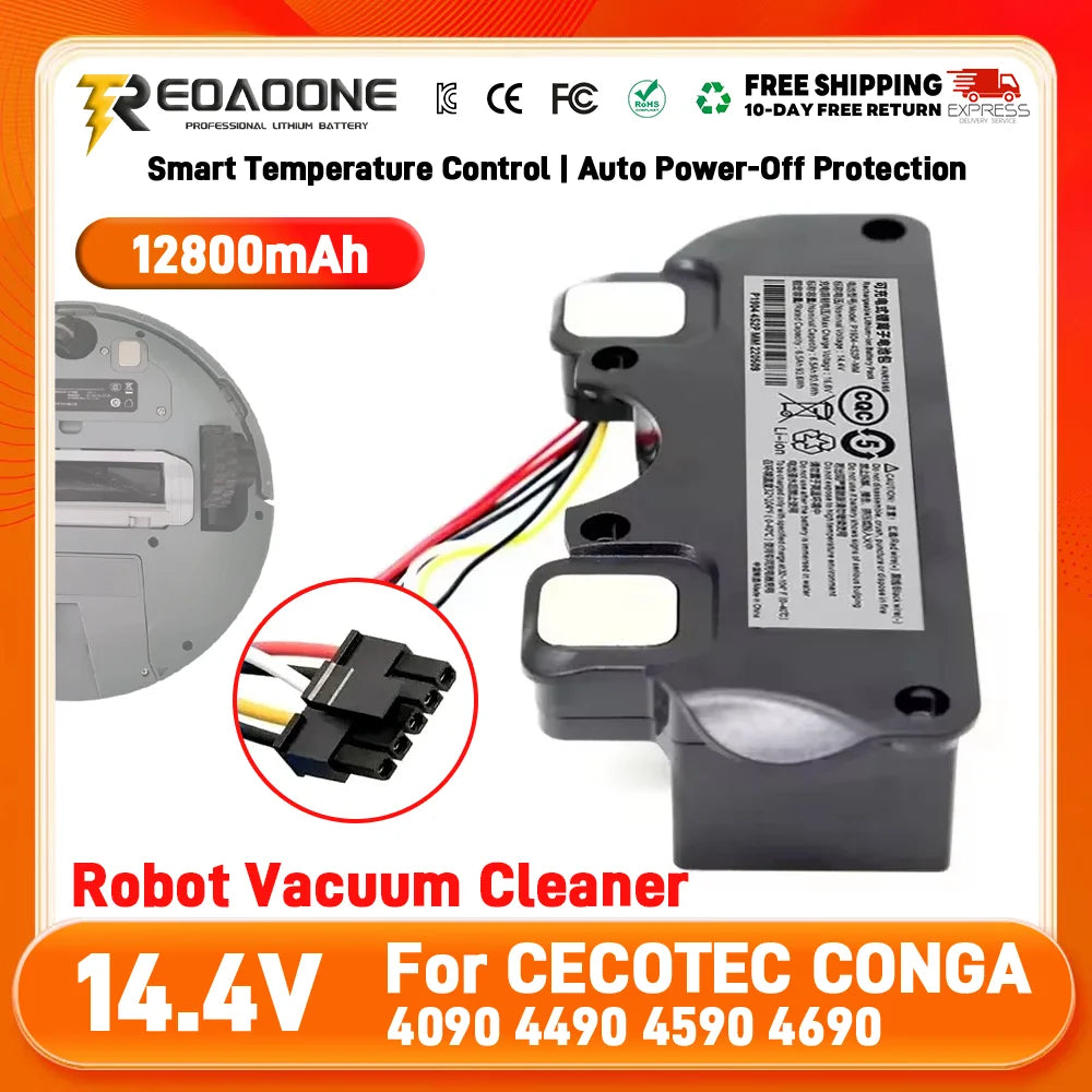 For CECOTEC CONGA 4090 4490 4590 4690 Robot Vacuum Cleaner A