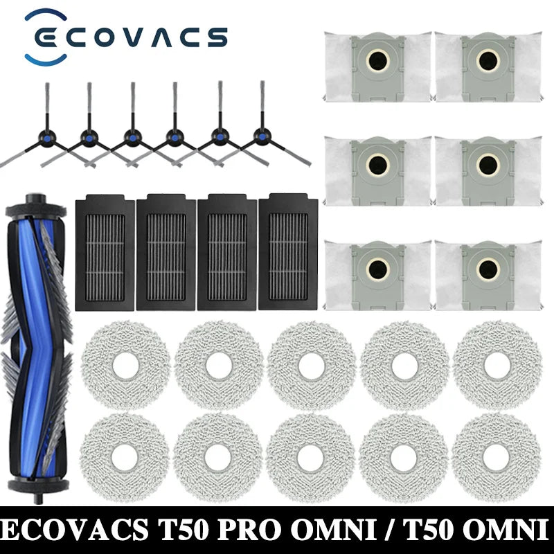 ECOVACS T50 PRO OMNI / T50 OMNI Robot Vacuum Spare Parts Mai